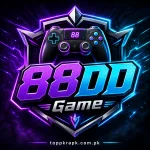 88DD mobile gaming logo with modern controller design