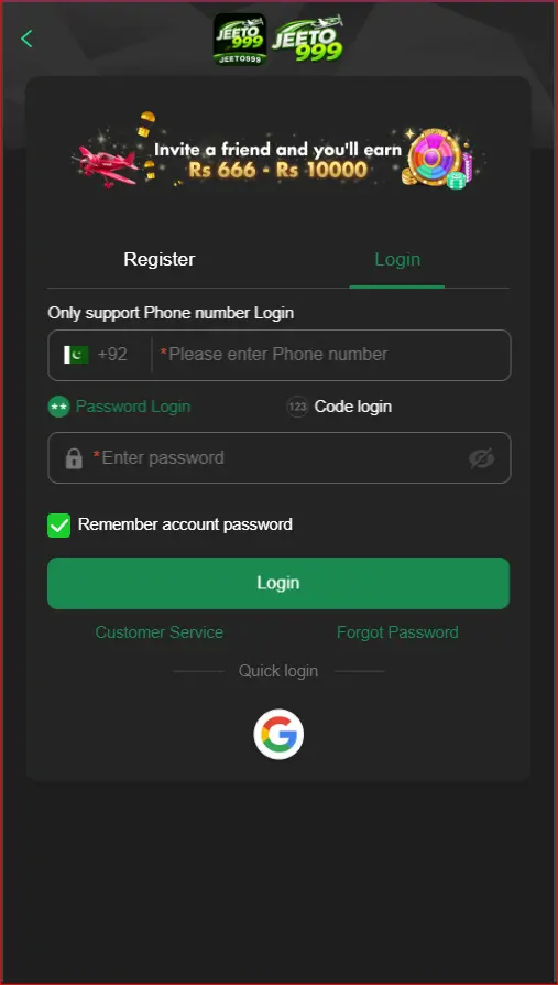 Login Jeeto999 Game 2026