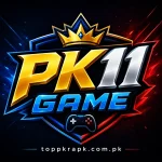 PK11 Game logo with toppkrapk.com.pk for Android APK guide